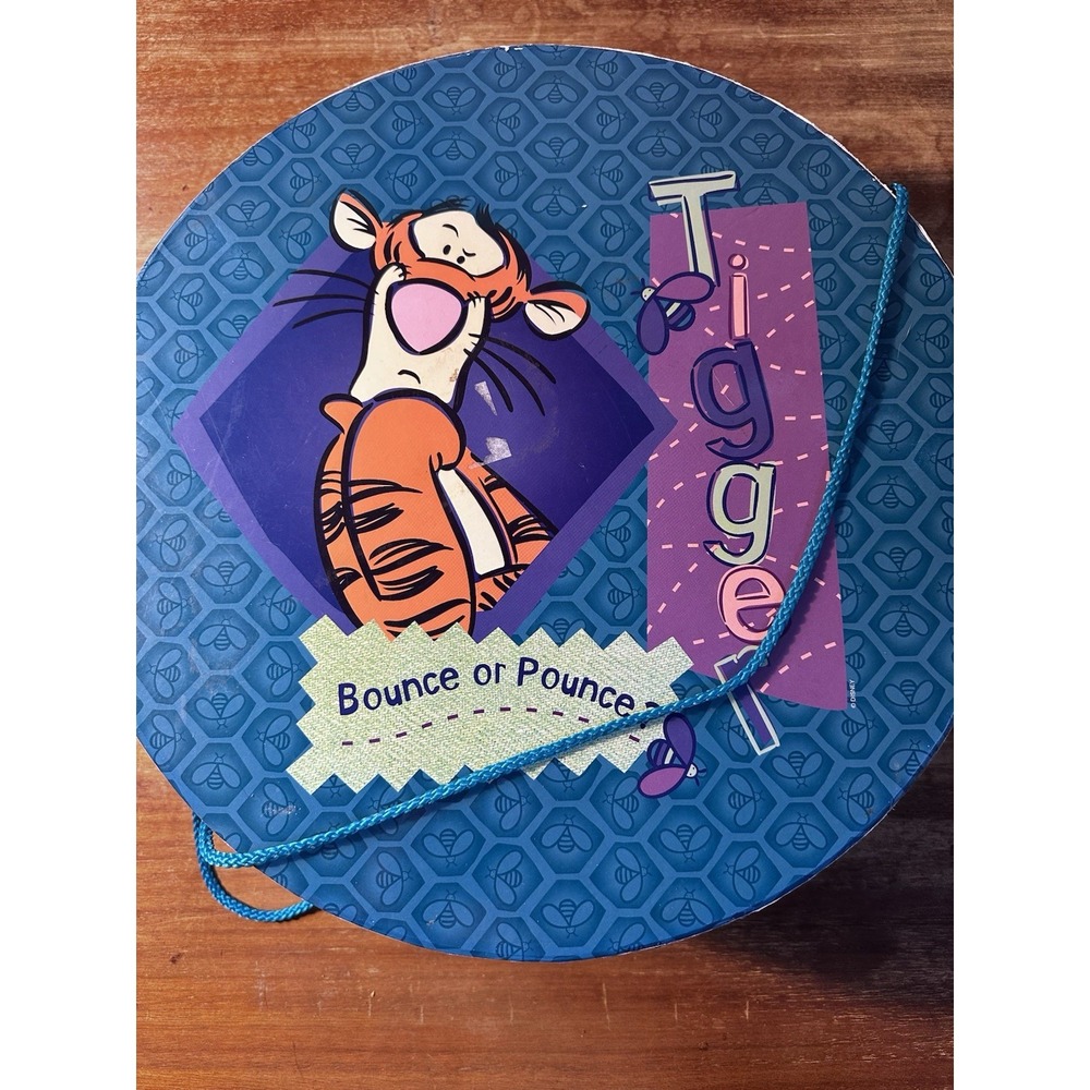 Vintage Winnie The Pooh Hat Box Tigger 14 inch